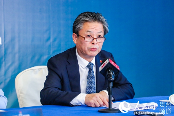 中國-東盟中心秘書長陳德海。吳少飛 攝