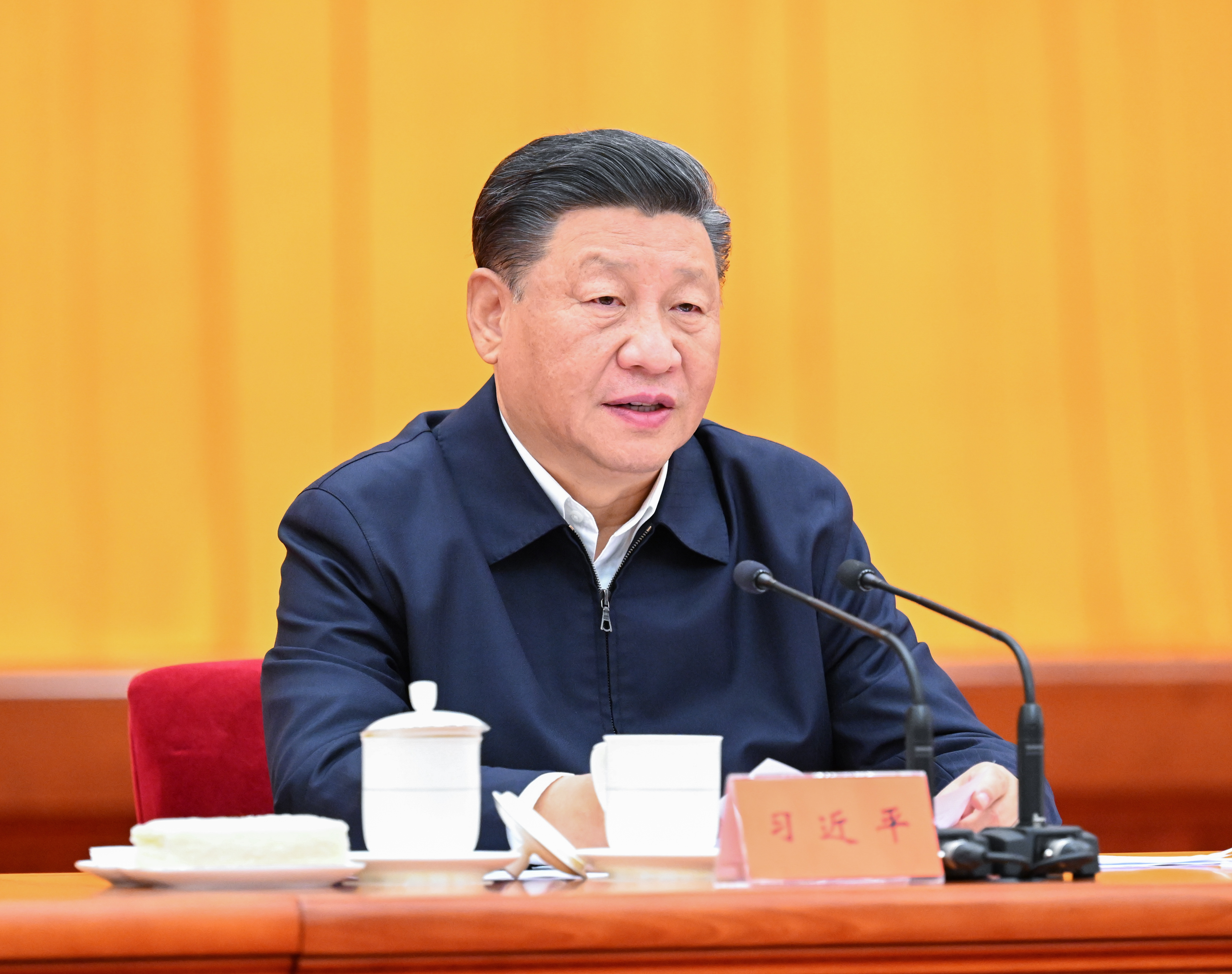 2021年10月13日至14日，中央人大工作會議在北京召開。習(xí)近平總書記出席會議并發(fā)表重要講話。