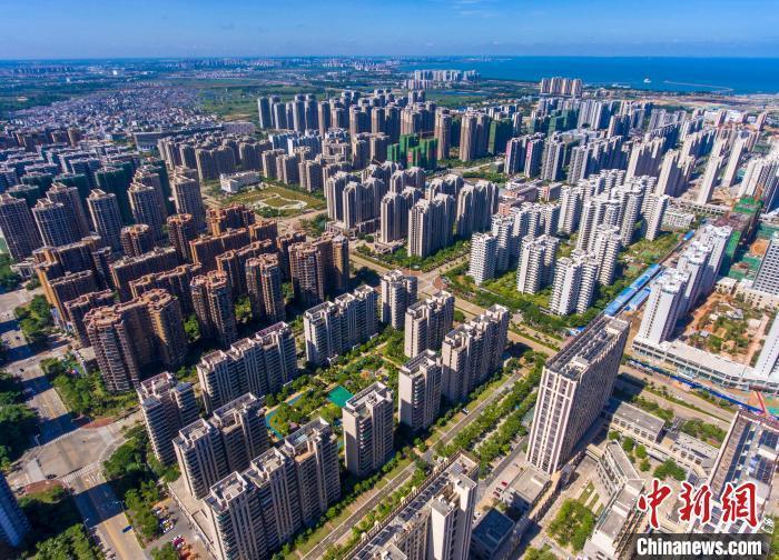 資料圖：航拍某房地產(chǎn)項目。 駱云飛 攝