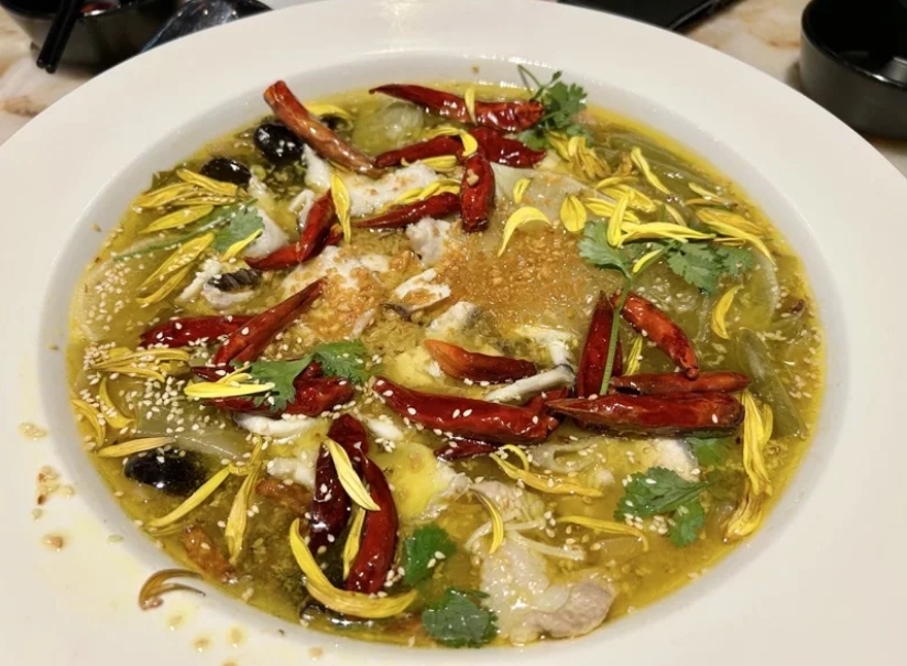圖為酸菜魚(yú)。圖片來(lái)源：臺(tái)灣《聯(lián)合報(bào)》宋健生攝。